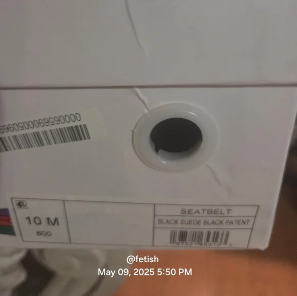 Jeffert Campbell Seatbelt Suede Patent Leather Boots Buckle Designer #59 - Picture 15 of 16